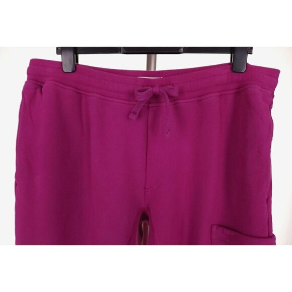 STONE ISLAND Mens 3XL XXXL Logo Patch Sweatpants in Magenta New/Defect $285US - Picture 6 of 12